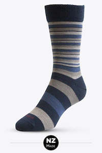 Nz Sock Co: NZ Sock Co Multi Stripe Merino Mens