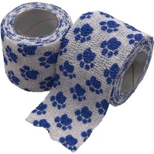 Bandage Cohesive Petflex Pawprint10cm ea