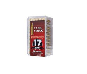 Hornady 17 Hmr 17gr V-max ammunition (50)