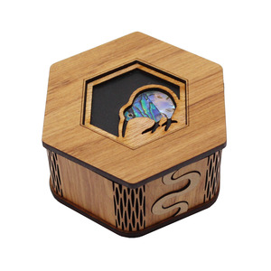 Giftboxes: Paua Kiwi Hexagonal Box