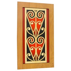 Wall Hangings: Wall Art Coloured Scroll