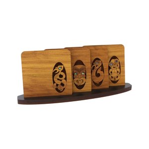 Coasters: Maori Rimu Coaster Set