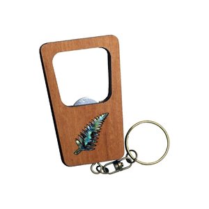 Keychains: Fern Keychain Bottle Opener