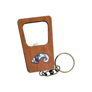 Keychains: Koru Keychain Bottle Opener