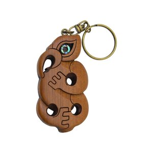 Carved Manaia Keychain