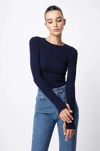 Mossman The Brooklyn Top - Navy
