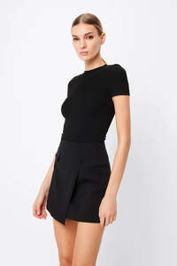 Mossman: Mossman The Bowery Top - Black