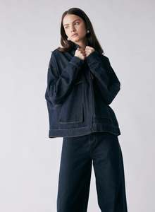 Esmaee Central Denim Jacket - Dark Denim