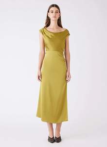 Wish The Label: Esmaee Satelite Dress - Olive