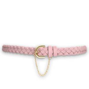 Kathryn Wilson Braided Belt - Lilac Calf
