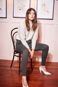 Jumpers: Cable Queenie Jumper - Oatmeal