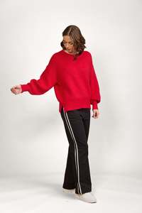 Outerwear: Knewe Note Sweater - Chilli