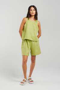 Nyne: Nyne Resolve Short - Lime (Size 10)