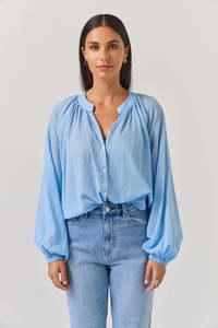 Tuesday Label Pioneer Top - Sky Blue