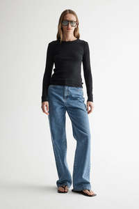 Elka Collective Nola Long Sleeve Top - Black