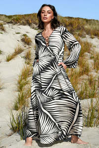 Trelise Cooper Collections: Cooper Ring Me Later Dress - Black Palms