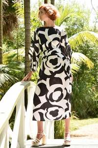 Trelise Cooper Collections: Coop Climbing The Ladder Dress - Black & Cream