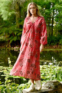 Curate Don't Get It Twisted Dress - Watermelon