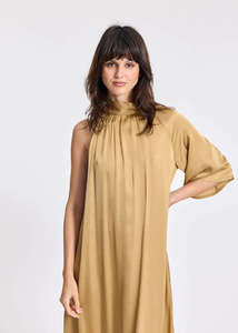 Lauren Vidal: Lauren Vidal Atenaly Dress - Dune