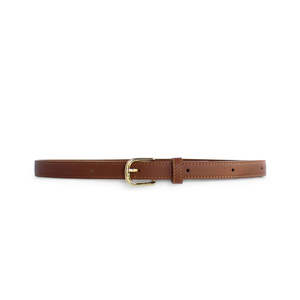 Kathryn Wilson Lauren Belt - Walnut Calf
