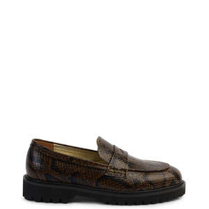 Kathryn Wilson Nova Loafer Olive Python