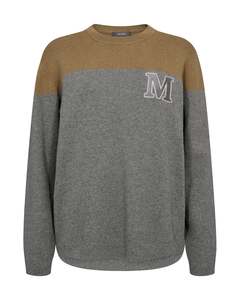 Mos Mosh Fast Tani Long Sleeve Knit - Grey Melange