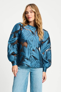 Pom Dashing Nights Organza Blouse