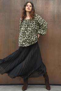 Curate Forever Long Skirt - Black