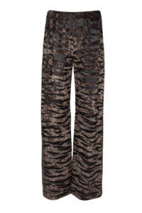 Lauren Vidal: Lauren Vidal Cobra Pants - Cafe