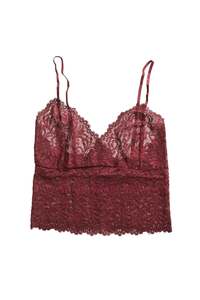 Knuefermann Lace Cami - Berry