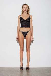Knuefermann Lace Cami - Black