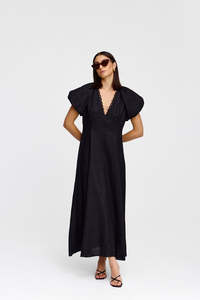 Kinney: Kinney Theo Dress with Black Trim