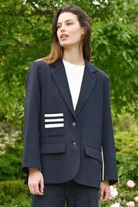 Outerwear: Cooper Cooper Club Jacket - Navy