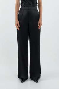 399 Under: Sofia Irina Jane Satin Pant - Black