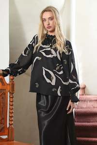 299 Under: Coop High Drama Blouse - Black