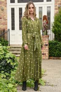 Curate Blurred Lines Dress - Pink/Green