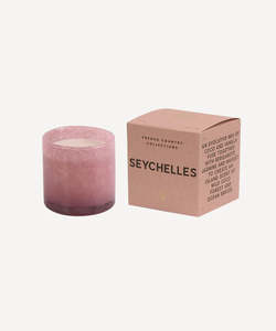 99 Under Sale: French Country Seychelles Glass Candle