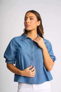 Knewe: Knewe Titan Shirt - Washed Blue