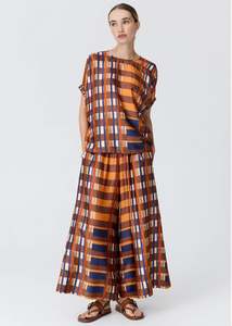299 Under: Pol Lattice Pant - Amber Check