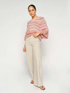 Mos Mosh Colette Fringe Jeans - Clay