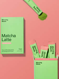 Health Wellbeing Wellbeing: Matcha Latte - Strawberry blend