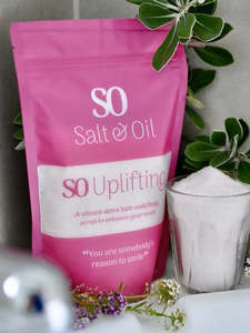 Health Wellbeing Wellbeing: Bath Soak Salts - Uplifting