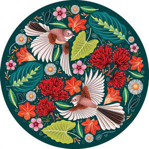 Jigsaw Puzzle - Chirpy Fantails 1000 Pce