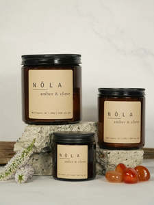 Giftware: Nola Candles - Amber & Clove