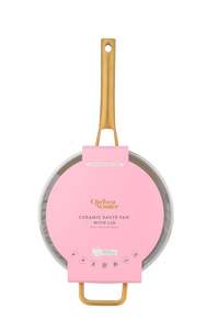 My: Ceramic Non-Stick 26cm Sauté Pan with Lid