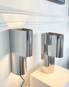 Vintage Edera Radice Stainless Steel wall or table light