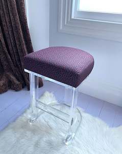 Vintage lucite bar stool