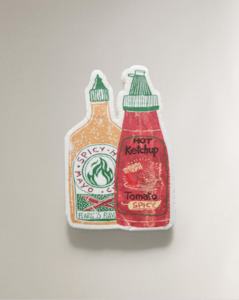 Plates And Platters: Pack of sauces paper napkins (Pack of 20 )