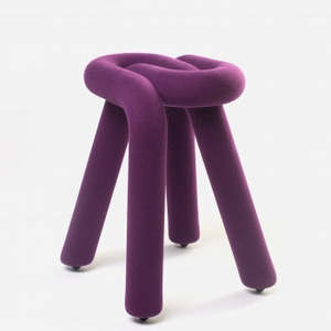 Moustache Bold Stool - Purple