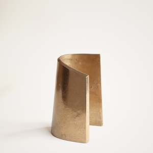 Homeware And Accessories: Fold Bookend in Brass